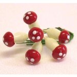 Pilze 4 mm 6 Stück