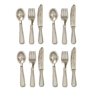Besteck silber 12-teilig