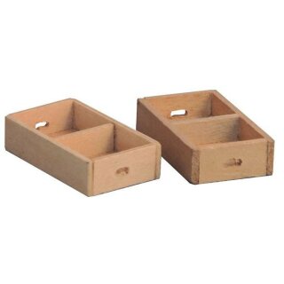 Kiste mit  2 Fächern 2 Stück