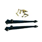 Scharnier Beschläge antik 2 Stück