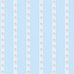 Tapete Luftballons hellblau