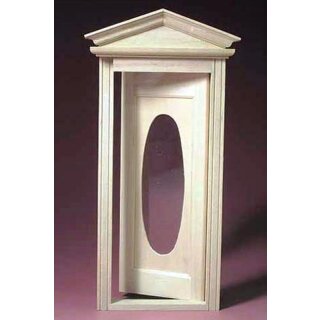 Haustür mit Acrylglas natur