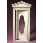 Haustür mit Acrylglas natur