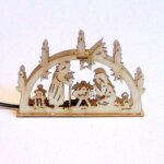 Schwibbogen Lichterbogen Christi Geburt 12 V beleuchtet