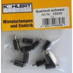 Querlochstecker schwarz 10 Stück