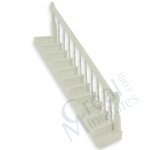 Treppe weiß Geländer rechts 2. Wahl