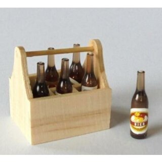 Kiste mit Bierflaschen
