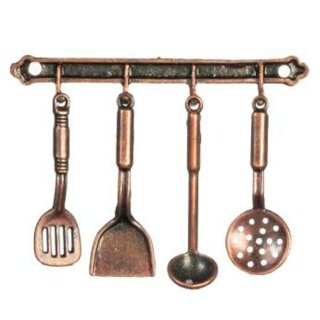 Küchenleiste bronzefarben antik 5-teilig