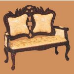 Viktorianisches Sofa mahagoni