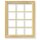 Fenster mit Plexiglas natur