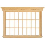 Großes Fenster mit Acrylglas natur