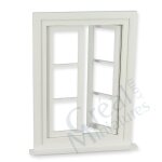 Fenster zum Öffnen weiß mit Plexiglas