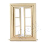 Fenster zum Öffnen mit Plexiglas natur