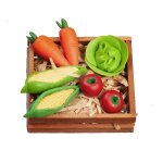 Große Kiste mit Gemüse