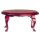 Sofatisch oval mahagoni
