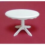 Tisch oval weiß
