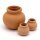 Runde Vasen Terracotta Set