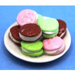 Macarons auf Teller