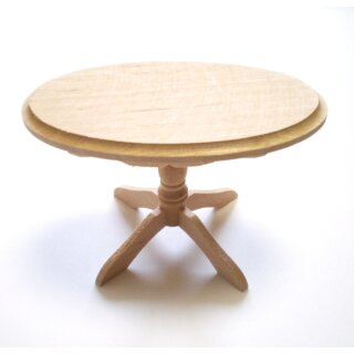 Kleiner Tisch oval natur