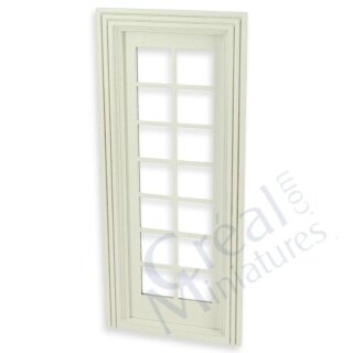 Tür mit Acrylglas weiß