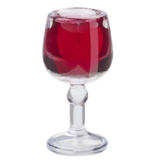 Weingläser mit Rotwein 4 Stück
