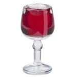 Weingläser mit Rotwein 4 Stück