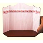 Puppenstube Zimmer tapeziert im Geschenkkarton