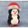 Pinguin mit Weihnachtsmütze