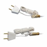 Kabel mit Fassung, Birnchen E3 und Stecker 12 Volt
