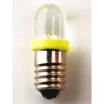 LED Schraubbirne E10 3 - 4,5 Volt gelb