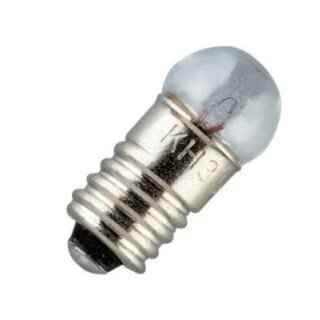 LED Schraubbirne E5,5  3- 4,5 Volt klar
