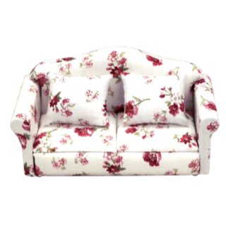 Sofa Rosen mit 2 Kissen