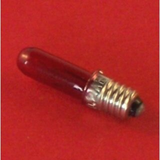 Flackerlampe Blinklampe E5,5 3,5 Volt rot