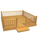 Terrasse Holzdeck Kit