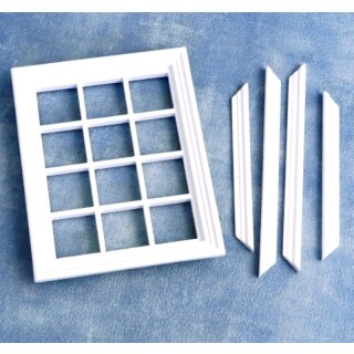 Fenster mit Acrylglas weiß