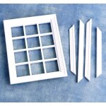 Fenster mit Acrylglas weiß