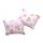Kissen Herzen pink 2 Stück