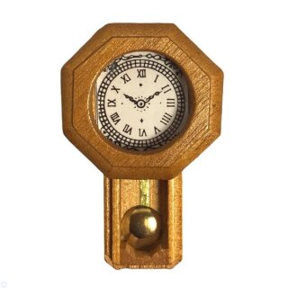 Wanduhr braun