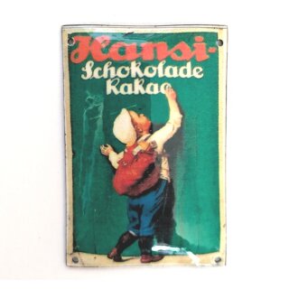 Werbeschild Hansi Kakao