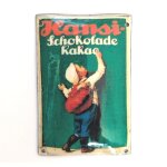 Werbeschild Hansi Kakao