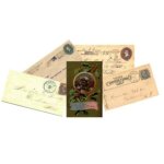 Briefe und Postkarte 5-teilig