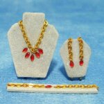 Schmuck Set Ruby