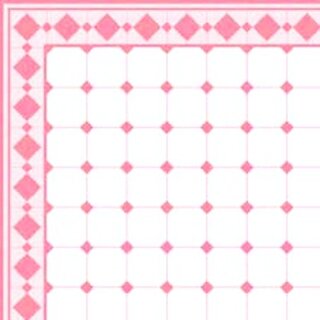 Fliesen rosa-weiß Dekorkante
