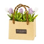 Papiertasche mit Blumen