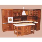 Küchenmöbel Set nussbaum 4-teilig