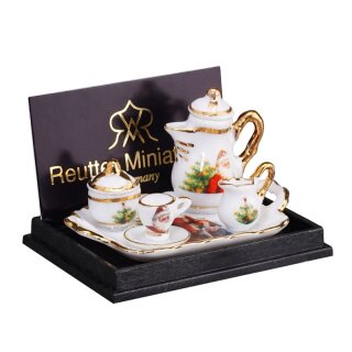 Kaffeetablett Weihnachtsmann