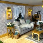 Tapete Pearl Grey Damask