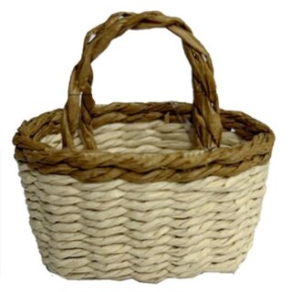 Einkaufskorb zweifarbig