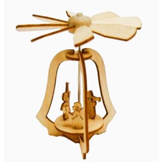 Pyramide Glocke mit Engeln klein