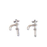 Wasserhahn silber 12 Stück